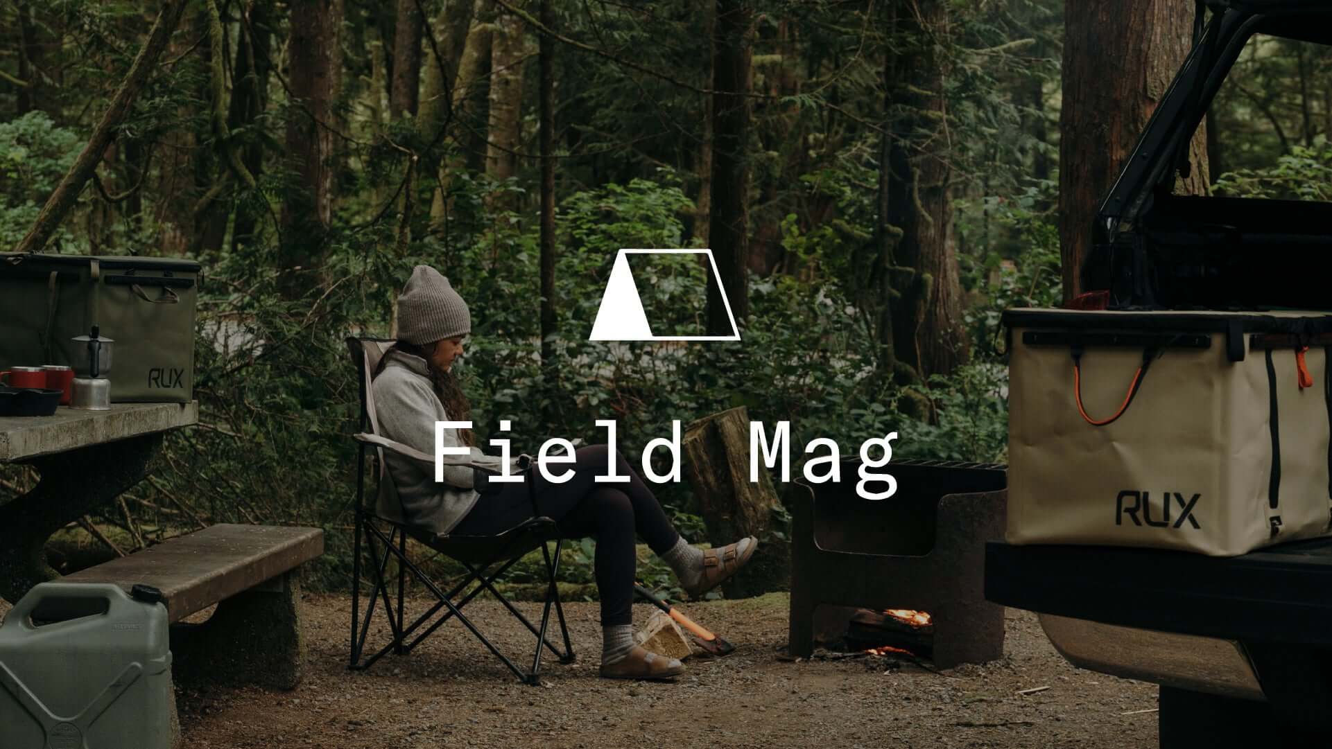 The RUX 70L is Featured in Field Mag's “Gifts for Campers!”