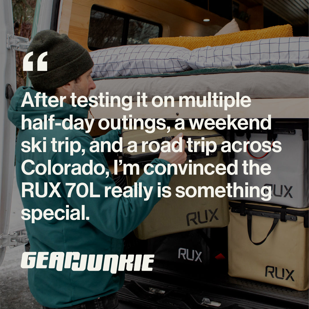 The RUX 70L featured in Gear Junkie