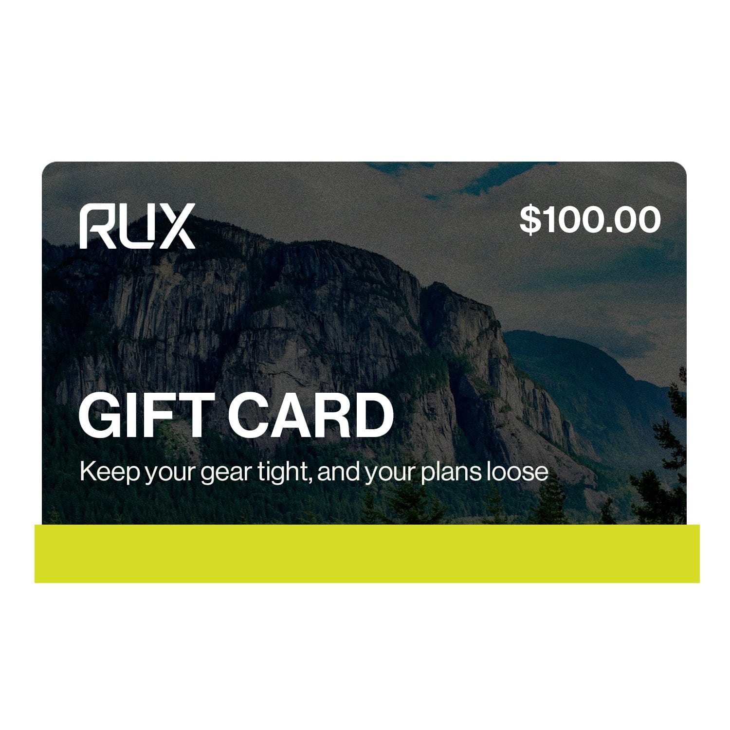 Letter Rux RUX Gift Card